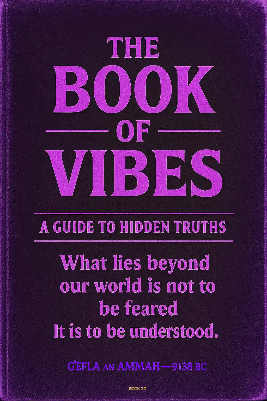 Book of Vibes — Cover